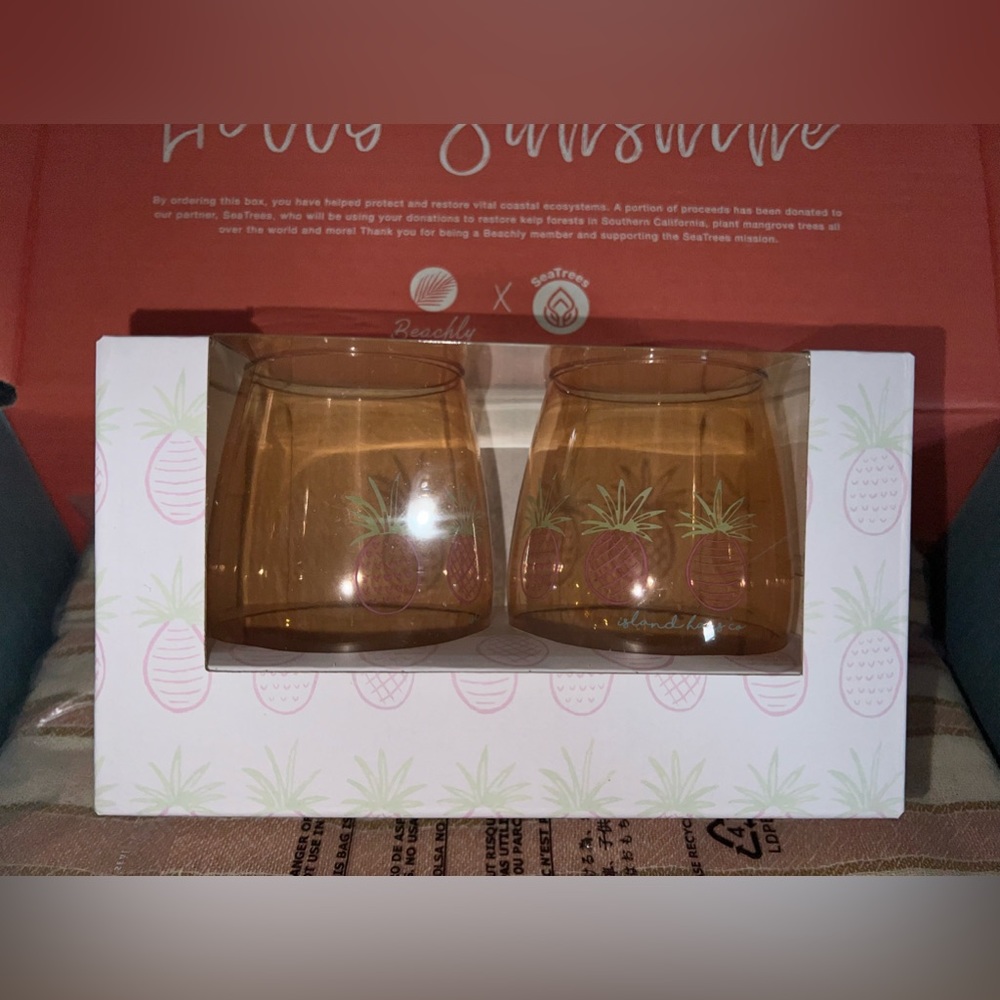 Tres Piñas Tumbler Set | By: Island Haus Co. *Beachly Exclusive